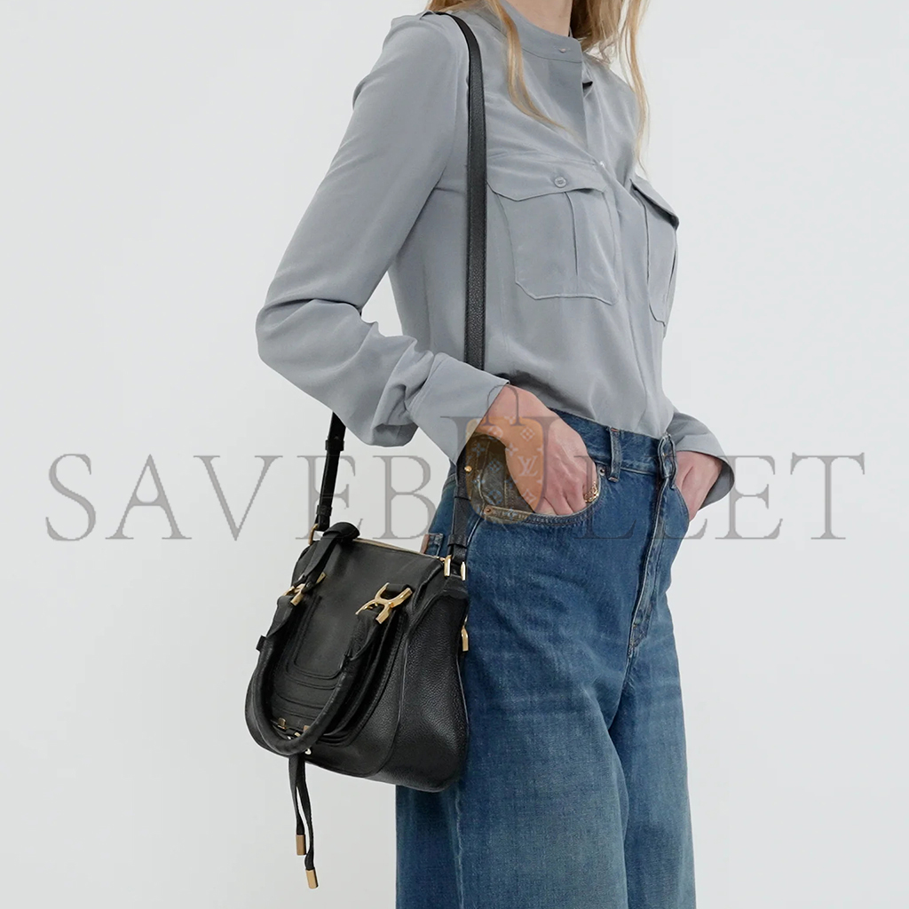 CHLOE SMALL MARCIE BAG IN GRAINED LEATHER CHC22AS628I31001 (30*23*10cm) CHLOE SMALL MARCIE BAG IN GRAINED LEATHER CHC22AS628I31001 (30*23*10cm)